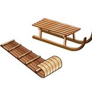 Toboggan and Sled