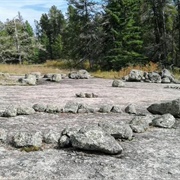 Bannock Point Petroforms, Wanipigow, Manitoba
