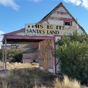 Explore a Christmas Themed Ghost Town