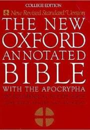 The New Oxford Annotated Bible