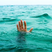 A Drowning Person Goes Under 3 Times