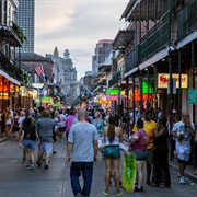 French Quarter/Bourbon St., New Orleans, Louisiana