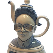 Kim Jong Il Teapot