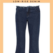 Low Rise Bootleg Trousers