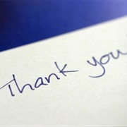 Write a Thank You Note