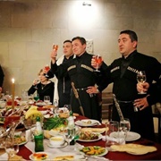 Attending a Supra (Feast) With a Tamada (Toastmaster), Georgia