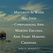 Be More Mature