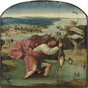 St. Christopher Carrying the Christ Child (By Bosch)