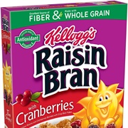 Kellogg&#39;s Raisin Bran With Cranberries
