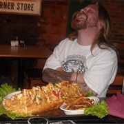 Black Bear Bistro & Brick Oven: 1.5 Lbs Catfish 1 Lb Shrimp Po Boy With Fries