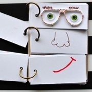 Draw a Funny Face Flip Book