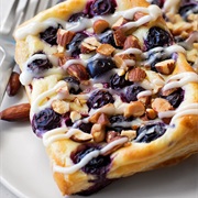 Blueberry Almond Cream Cheese Danish