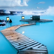 Swim in the Blue Lagoon (Iceland)