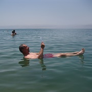 The Lowest Point on Land Is the Dead Sea at 1,388 Feet Below Sea Level