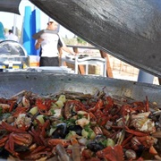 Seafood in Sagres, Portugal