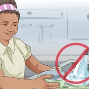 Don't Wash Dishes With the Water Running Continuously