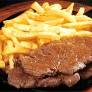 Filé Com Fritas