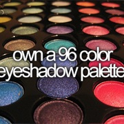 Own a 96 Color Eyeshadow Palette
