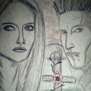 Buffy & Angel Sketch