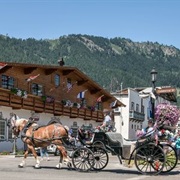 Take a Horse-Drawn Carriage Ride Past a Zermatt Chalet