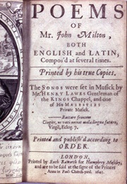 Sonnet on His Blindness (John Milton)