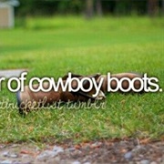 Own a Pair of Cowboy Boots