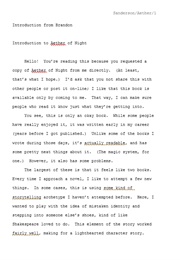 Aether of Night (Unpublished) (Brandon Sanderson)