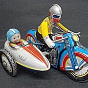 Motorcycle With Sidecar Baby