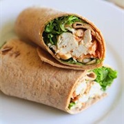 Chicken Greek Yogurt Brown Wrap With Chilli Flakes