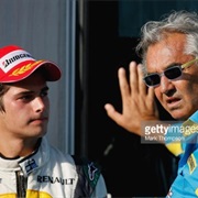 Nelson Piquet Jr..Flavio Briatore