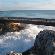 Glass Window Bridge, Bahamas - Where the Atlantic and the Caribbean Meet