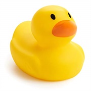 White Hot Safety Bath Ducky