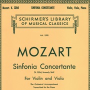 Mozart: Sinfonia Concertante in E Flat Major