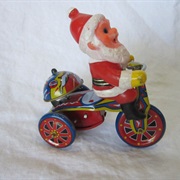 Santa on Tricycle