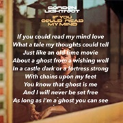 If You Could Read My Mind, Gordon Lightfoot