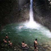 Swimming at Waterfall