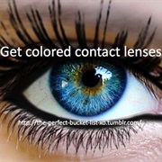 Get Colored Contact Lenses