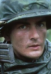 Charlie Sheen, "Platoon"