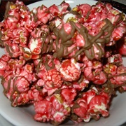 Dark Chocolate Cherry Cordial Popcorn