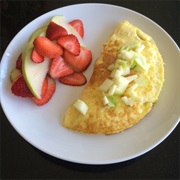 Apple and Cheddar Omelette