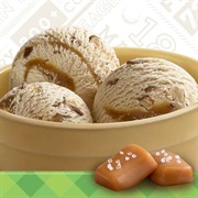 Sea Salt Caramel With Toffee Ice Cream