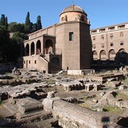 Oldest Roman Temple - Sant'omobono Site, Rome, Italy