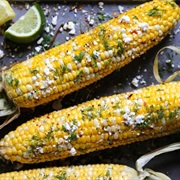 Grilled Corn With Dill & Tarragon