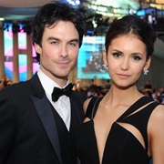 Nina Dobrev and Ian Somerhalder