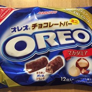 Oreo Mini Bars Macadamia Nut