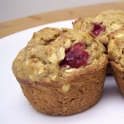 Oatmeal Cranberry Applesauce Muffin