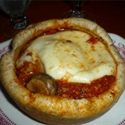 Pizza Pot Pie From Chicago Pizza and Oven Grinder Co.