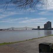 Walk Alongside the Mississippi River Through NOLA's Warehouse District