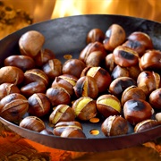 Roast Chestnuts on an Open Fire