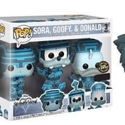 Sora, Goofy, Donald Chase
